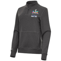 Seattle Seahawks Champion Antigua Women's Super Bowl LX s Crush Quarter-Zip Pullover