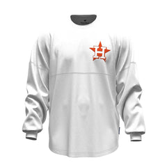 Houston Astros Fanatics Women's Baseball Stitch Spirit Jersey Long Sleeve T-Shirt | MLB Near me