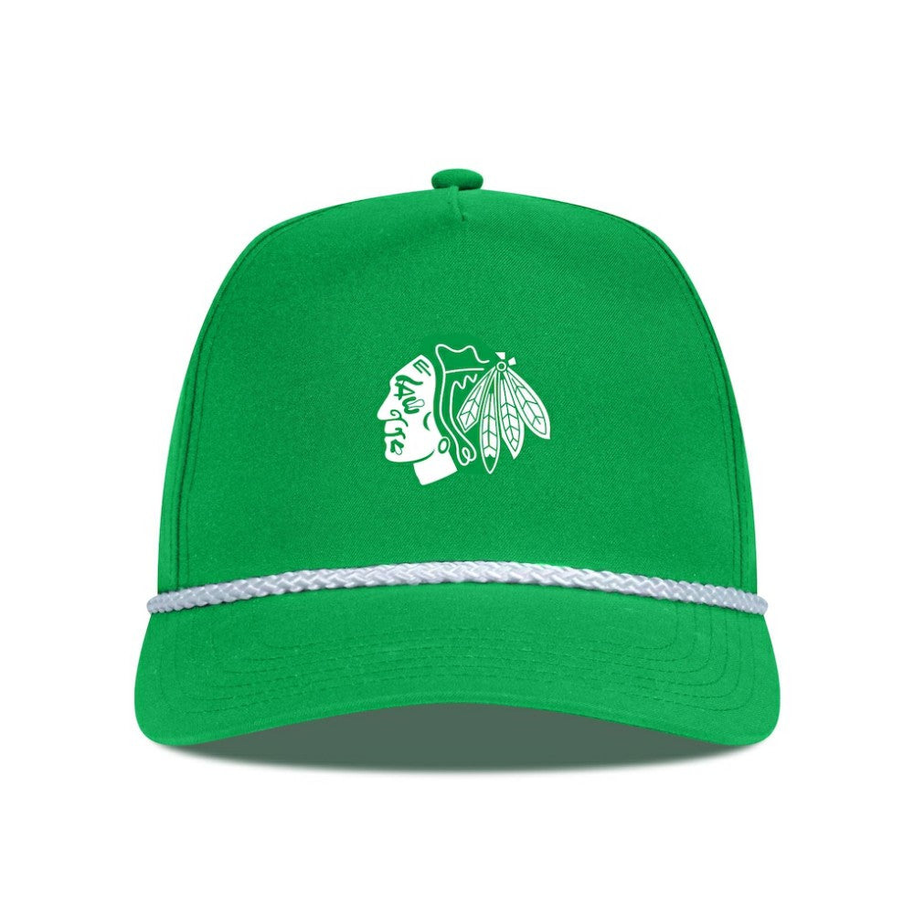 Chicago Blackhawks Levelwear St. Patrick's Day Gambit Rope Adjustable Hat For Sale