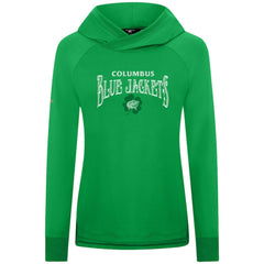 Columbus Blue Jackets Levelwear Women's St. Patrick's Day Slender Raglan Hoodie Discount