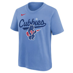 Chicago Cubs Nike Youth Electric Bear Alternate T-Shirt | MLB US