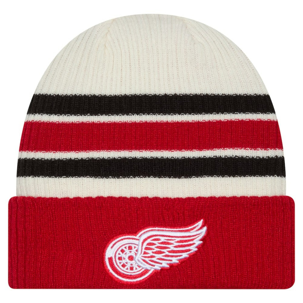 Detroit Red Wings New Era Vintage Cuffed Knit Hat Online
