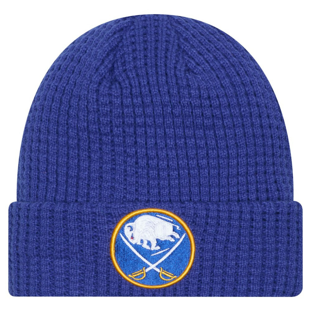 Buffalo Sabres New Era Waffle Cuffed Knit Hat On Sale