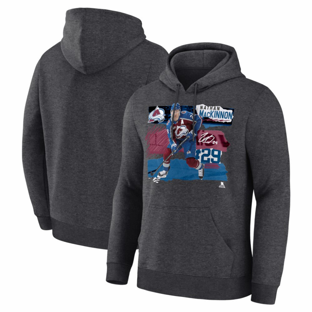 Nathan MacKinnon Colorado Avalanche Fresh Ice Hoodie For Sale