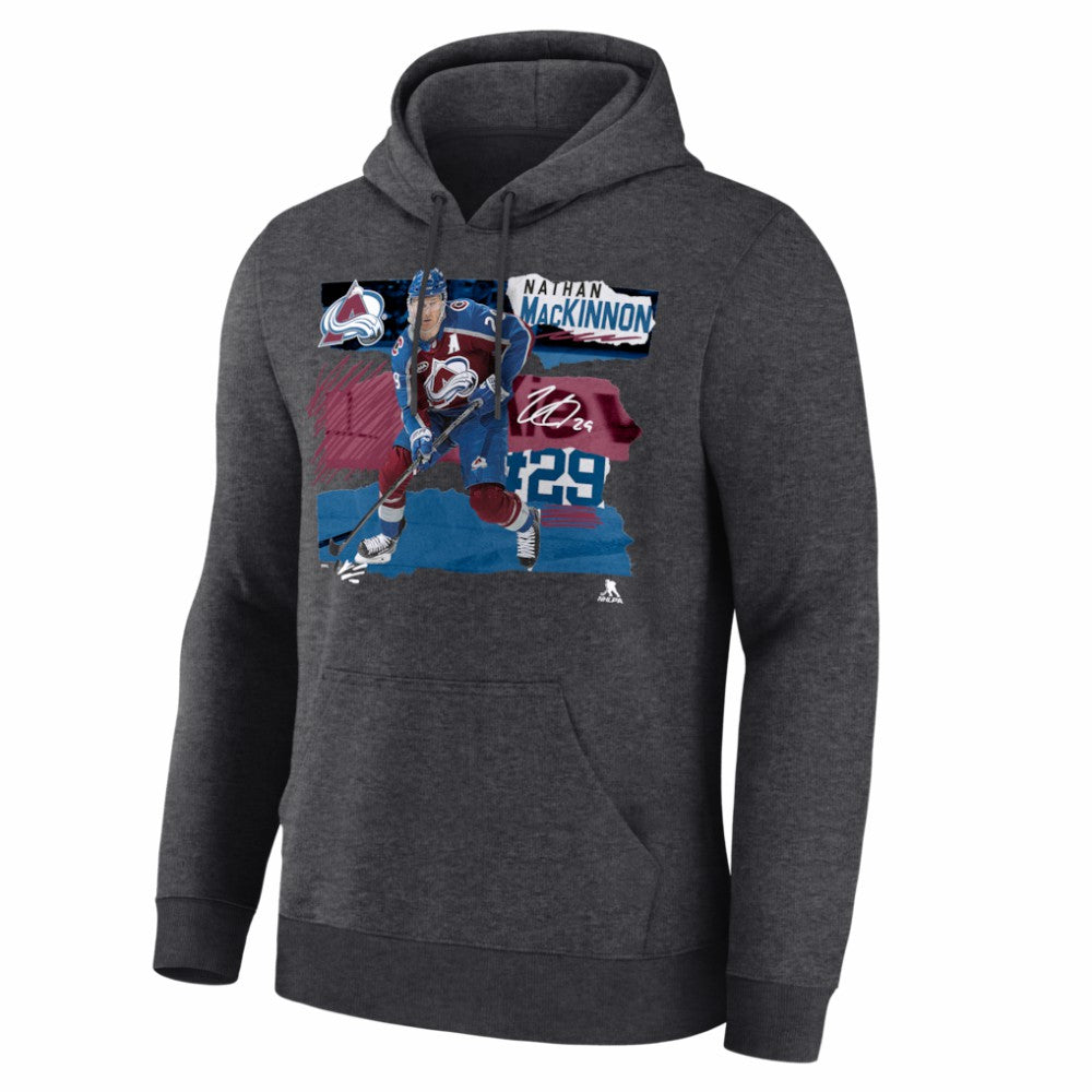Nathan MacKinnon Colorado Avalanche Fresh Ice Hoodie For Sale