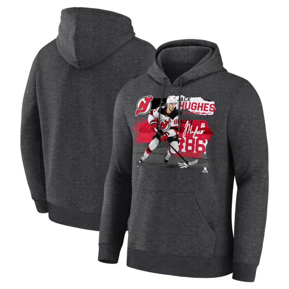 Jack Hughes New Jersey Devils Fresh Ice Hoodie Online