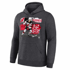 Jack Hughes New Jersey Devils Fresh Ice Hoodie Online