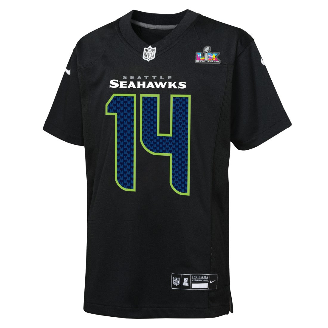 Seattle Seahawks Nike Sam Darnold  Youth Super Bowl LX Carbon Fashion Game Jersey