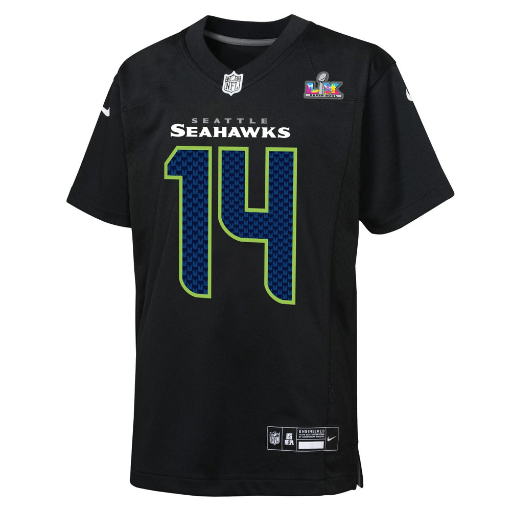 Seattle Seahawks Nike Sam Darnold  Youth Super Bowl LX Carbon Fashion Game Jersey