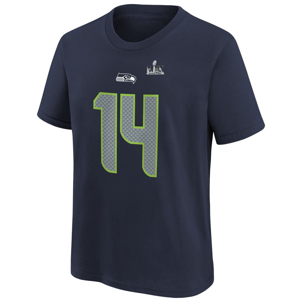 Seattle Seahawks Nike Sam Darnold  Youth Super Bowl LX Name & Number T-Shirt