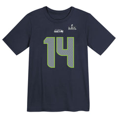 Seattle Seahawks Nike Sam Darnold  Preschool Super Bowl LX Name & Number T-Shirt