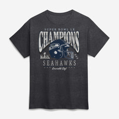 Seattle Seahawks Fanatics Super Bowl LX Champions Big & Tall Prestigious Run T-Shirt