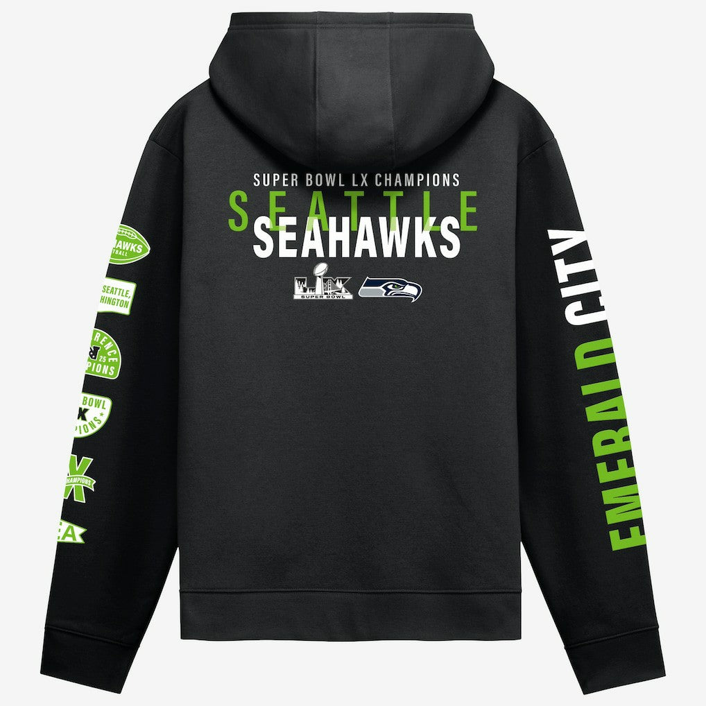 Seattle Seahawks Fanatics Super Bowl LX Champions Four Piece Hoodie
