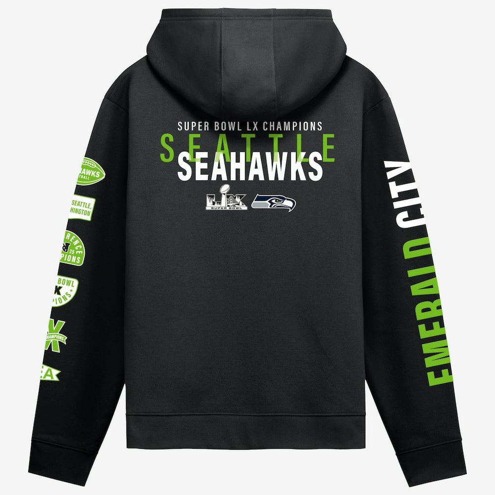 Seattle Seahawks Fanatics Super Bowl LX Champions Four Piece Hoodie