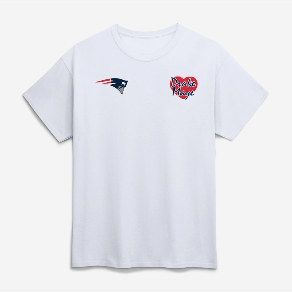 New England Patriots  I Love Drake Maye T-Shirt