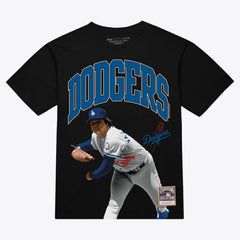 Fernando Valenzuela Los Angeles Dodgers Mitchell & Ness Photo Arch Player Graphic T-Shirt | MLB New