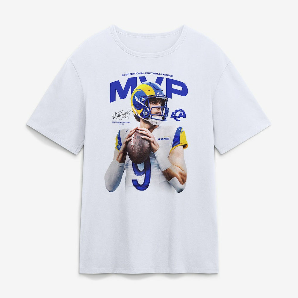 Los Angeles Rams  Matthew Stafford  2025 NFL MVP T-Shirt
