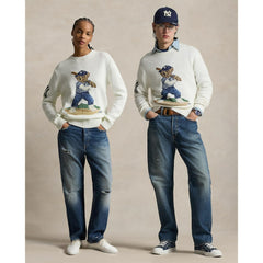 Yankees Polo Ralph Lauren Bear Sweater | MLB On Sale
