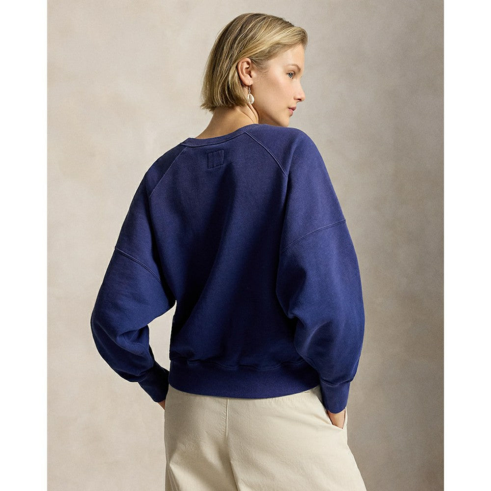 Yankees Polo Ralph Lauren Women's Vintage Knit Sweatshirt | MLB Shop