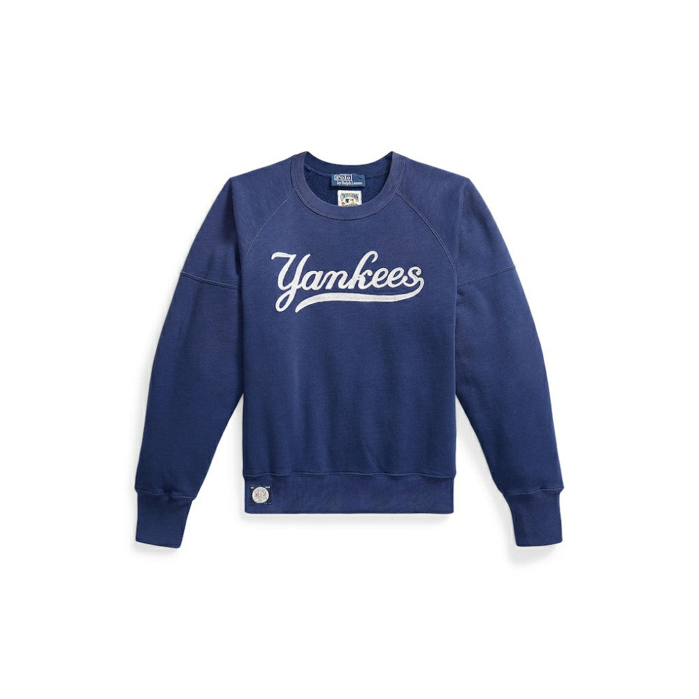 Yankees Polo Ralph Lauren Women's Vintage Knit Sweatshirt | MLB Shop