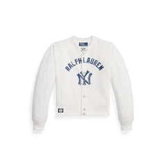 Yankees Polo Ralph Lauren Women's Seasonal Knit Full-Snap Cardigan | MLB Near me