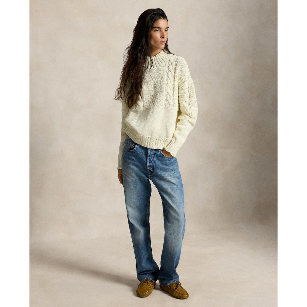 Yankees Polo Ralph Lauren Women's Sweater | MLB Shop