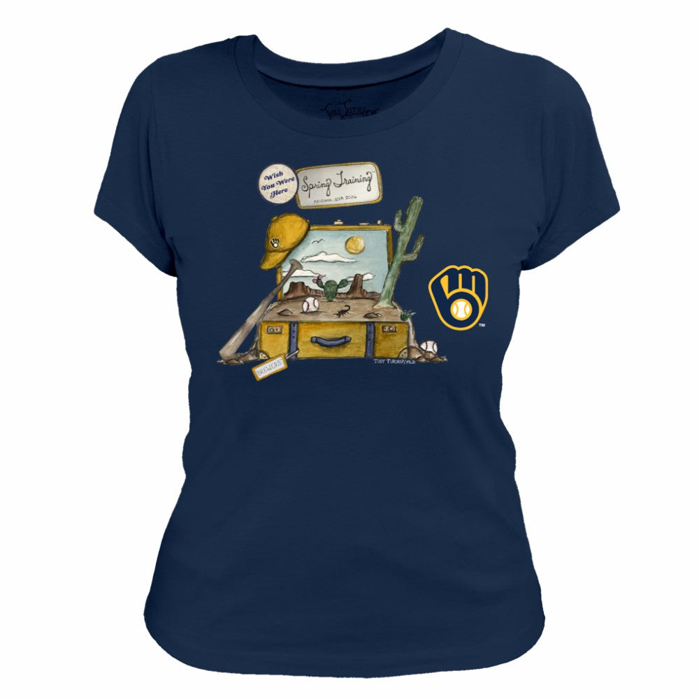 Milwaukee Brewers Tiny Turnip Women's 2026 Spring Training T-Shirt | MLB Near me