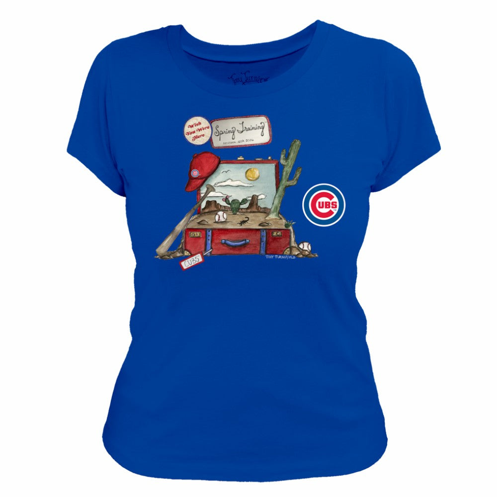Chicago Cubs Tiny Turnip Women's 2026 Spring Training T-Shirt | MLB Discount