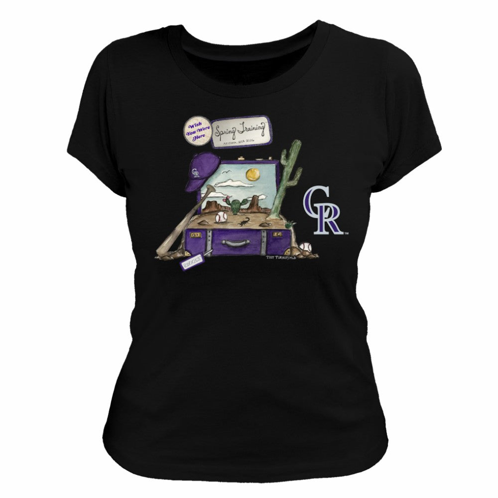 Colorado Rockies Tiny Turnip Women's 2026 Spring Training T-Shirt | MLB Online