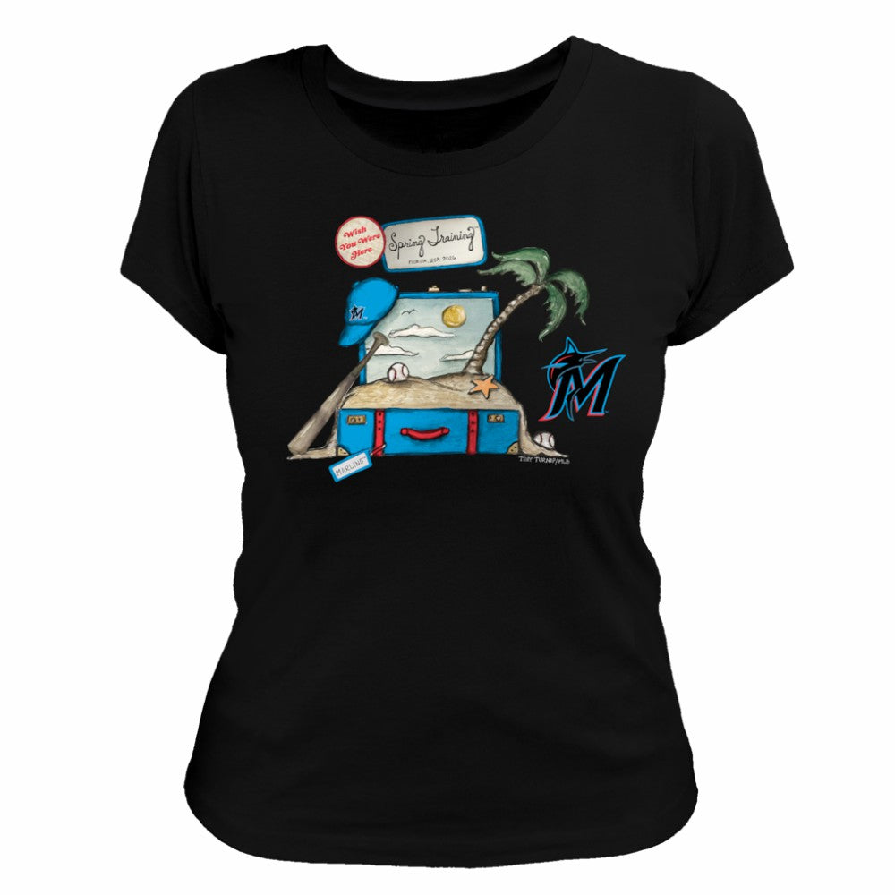 Miami Marlins Tiny Turnip Women's 2026 Spring Training T-Shirt | MLB Online