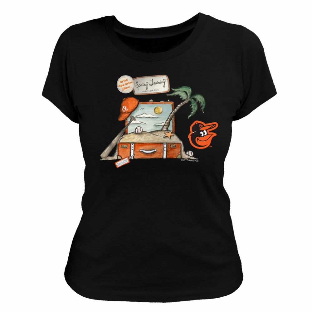 Baltimore Orioles Tiny Turnip Women's 2026 Spring Training T-Shirt | MLB On Sale
