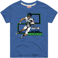Seattle Seahawks  Jaxon Smith-Njigba  Homage Youth Draft Tri-Blend T-Shirt