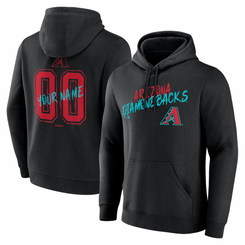 Arizona Diamondbacks  Hustle Personalized Name & Number Hoodie | MLB Sale
