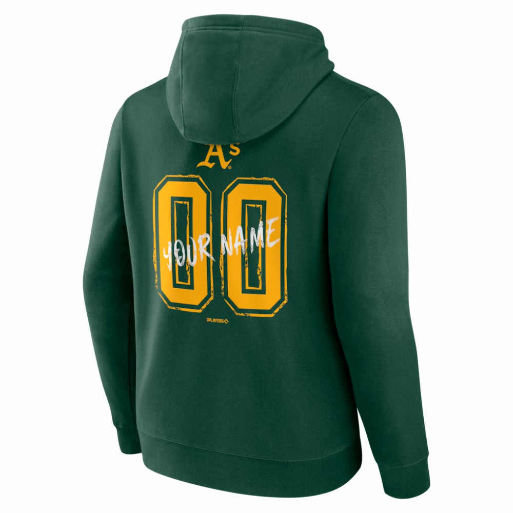 Athletics  Hustle Personalized Name & Number Hoodie | MLB For sale