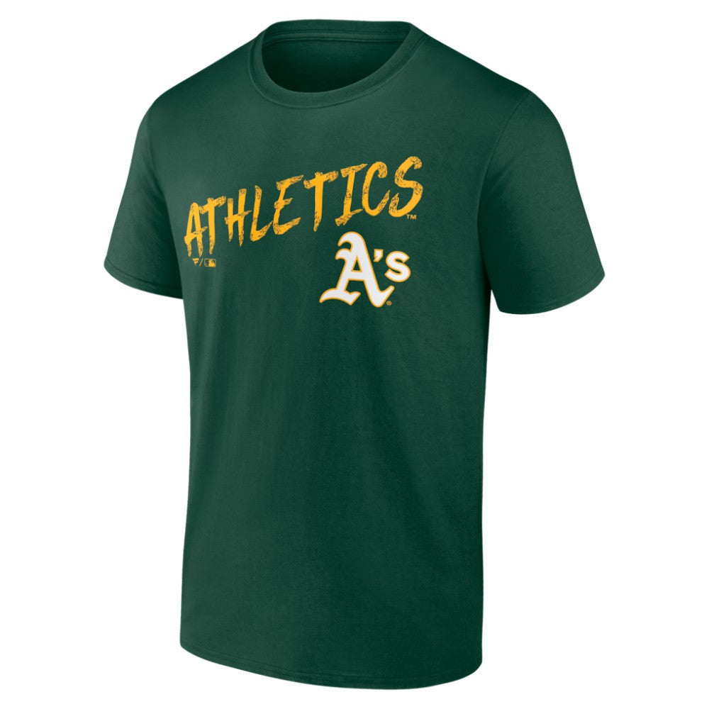Athletics  Hustle Personalized Name & Number T-Shirt | MLB On Sale