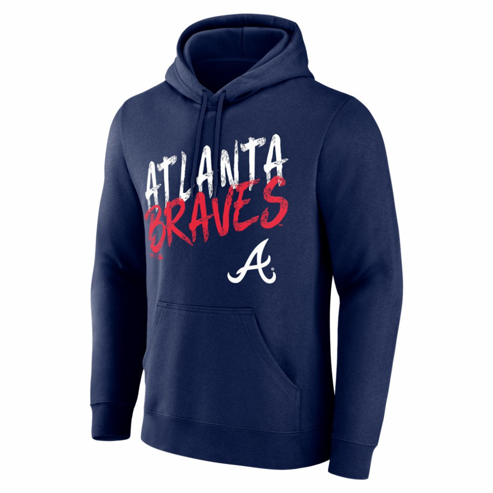 Atlanta Braves  Hustle Personalized Name & Number Hoodie | MLB Near me