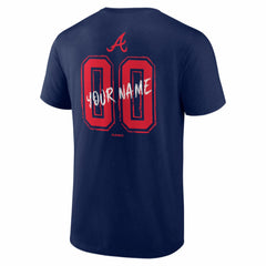 Atlanta Braves  Hustle Personalized Name & Number T-Shirt | MLB Discount