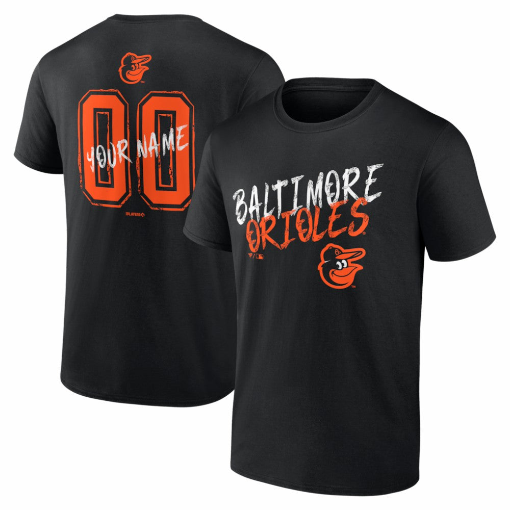 Baltimore Orioles  Hustle Personalized Name & Number T-Shirt | MLB US