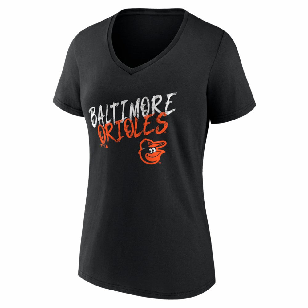 Baltimore Orioles Women's Hustle Personalized Name & Number V-Neck T-Shirt | MLB Online