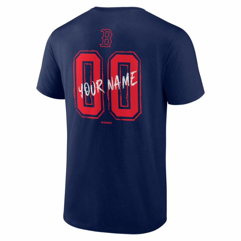 Boston Red Sox  Hustle Personalized Name & Number T-Shirt | MLB Shop
