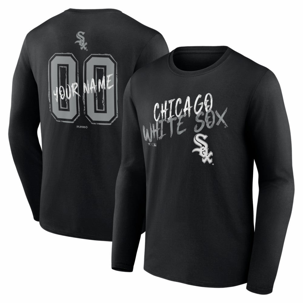 Chicago White Sox  Hustle Personalized Name & Number Long Sleeve T-Shirt | MLB Shop