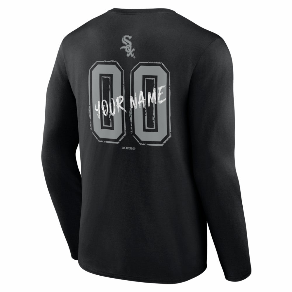 Chicago White Sox  Hustle Personalized Name & Number Long Sleeve T-Shirt | MLB Shop