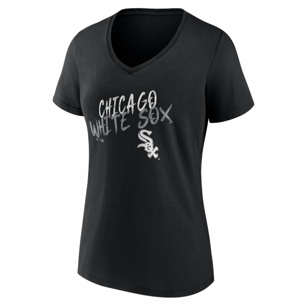 Chicago White Sox Women's Hustle Personalized Name & Number V-Neck T-Shirt | MLB Discount