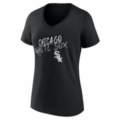 Chicago White Sox Women's Hustle Personalized Name & Number V-Neck T-Shirt | MLB Discount