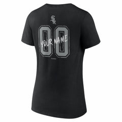 Chicago White Sox Women's Hustle Personalized Name & Number V-Neck T-Shirt | MLB Discount