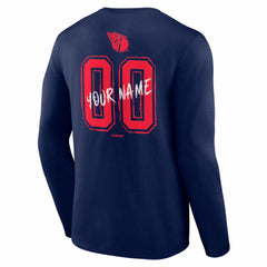 Cleveland Guardians  Hustle Personalized Name & Number Long Sleeve T-Shirt | MLB For sale