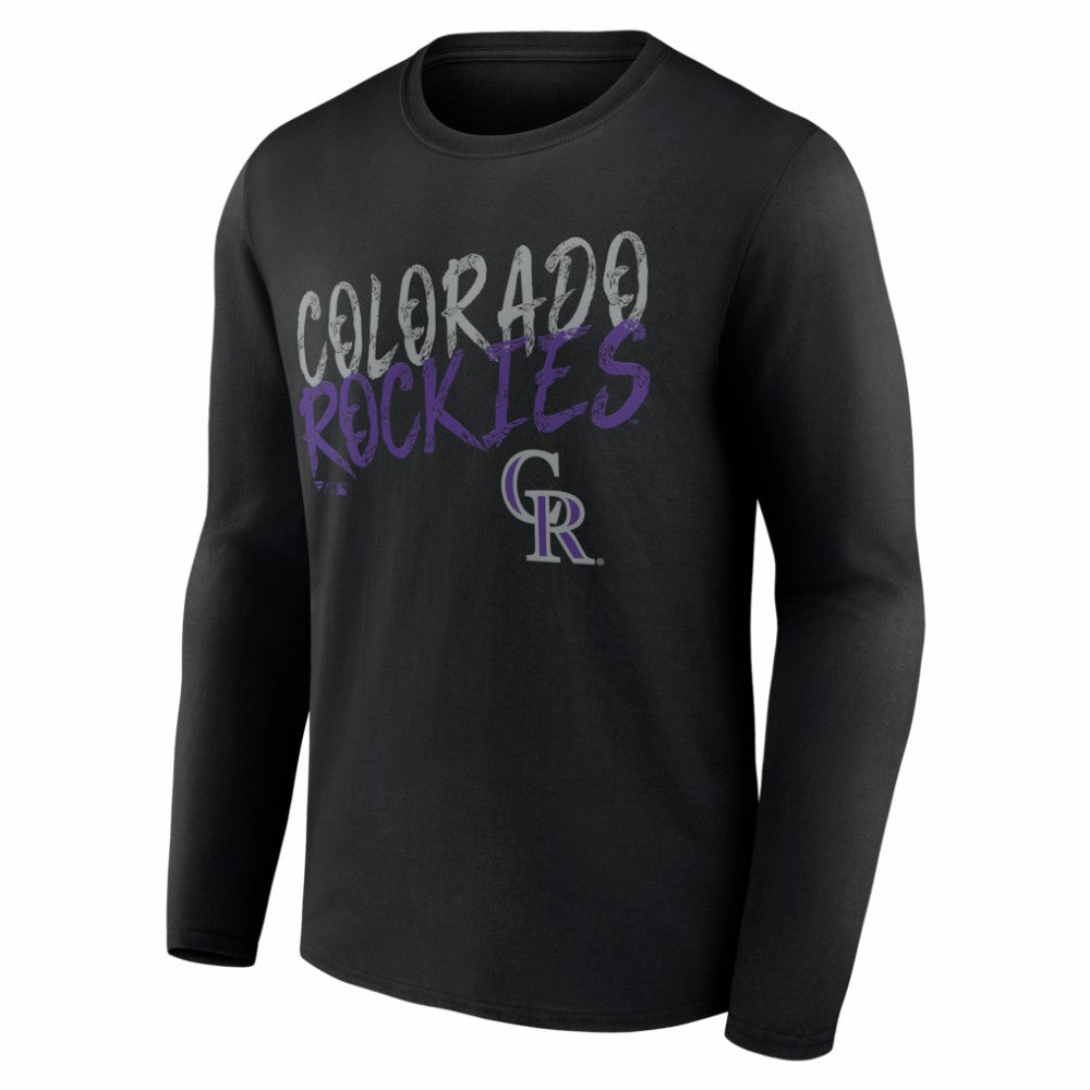 Colorado Rockies  Hustle Personalized Name & Number Long Sleeve T-Shirt | MLB For sale