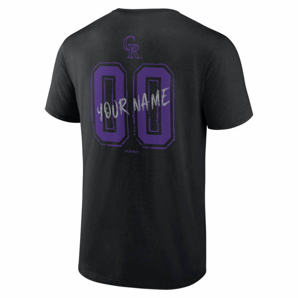 Colorado Rockies  Hustle Personalized Name & Number T-Shirt | MLB US
