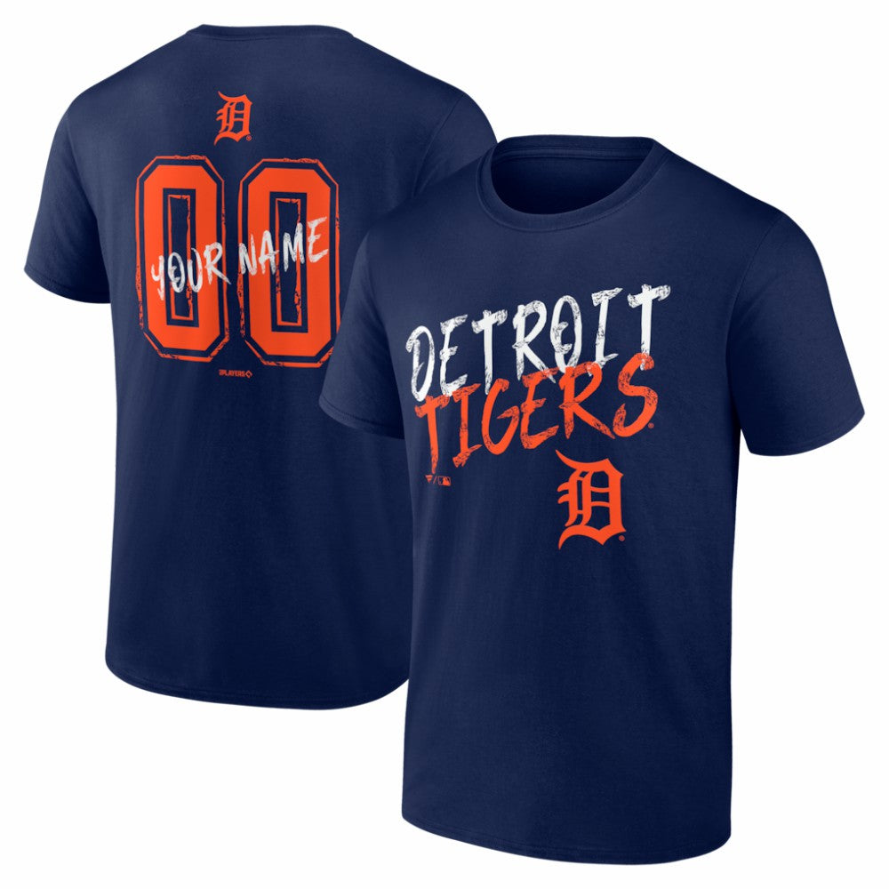 Detroit Tigers  Hustle Personalized Name & Number T-Shirt | MLB Discount