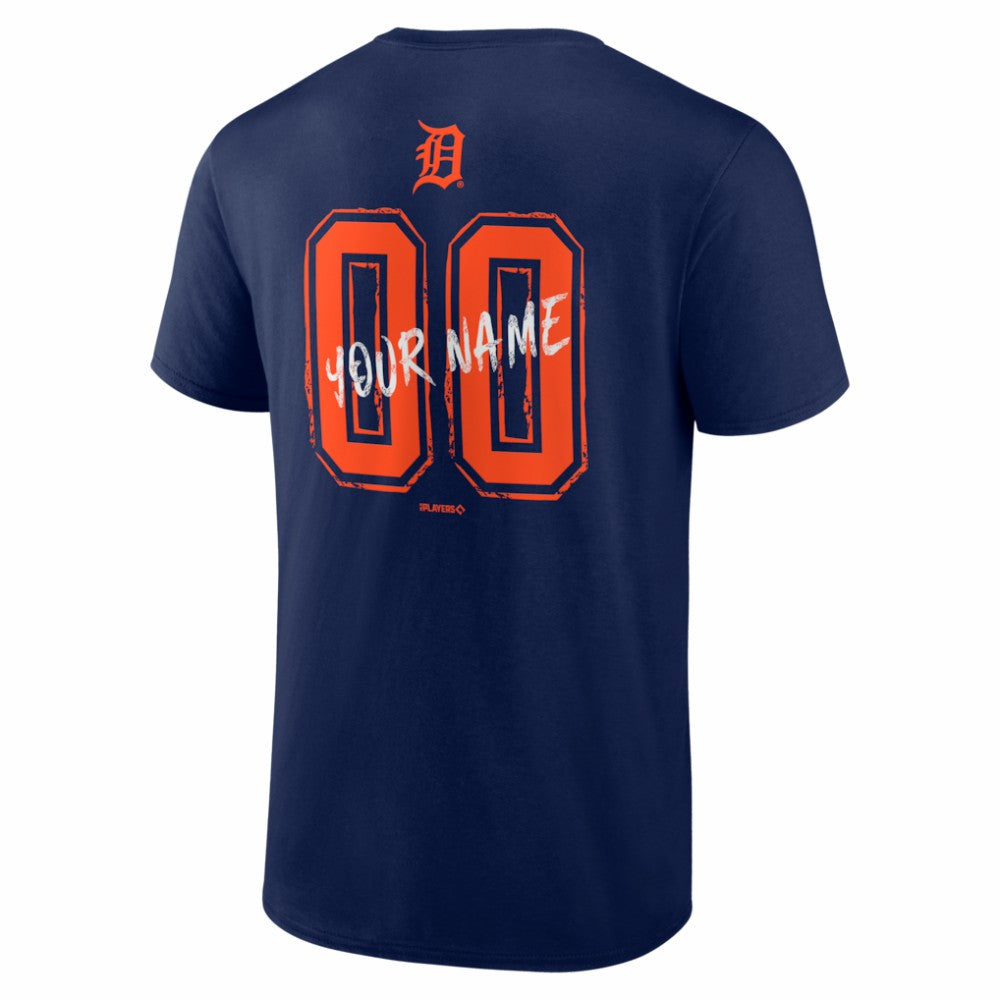 Detroit Tigers  Hustle Personalized Name & Number T-Shirt | MLB Discount